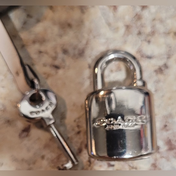 Coach Accessories - Coach Silver Padlock Key Set